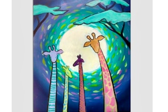 Paint Nite: Pastel Whimsical Giraffes (Ages 6+)